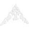 Ekena Millwork Pitch Kendall Architectural Grade PVC Gable Pediment, 72"W x 36"H x 1"P (12/12) GPP072X036X100KEN - alternate 1